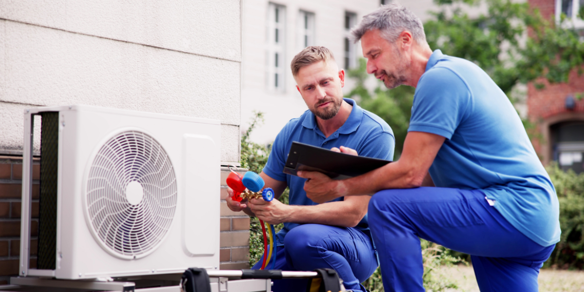 Technicien R'CLIM en intervention